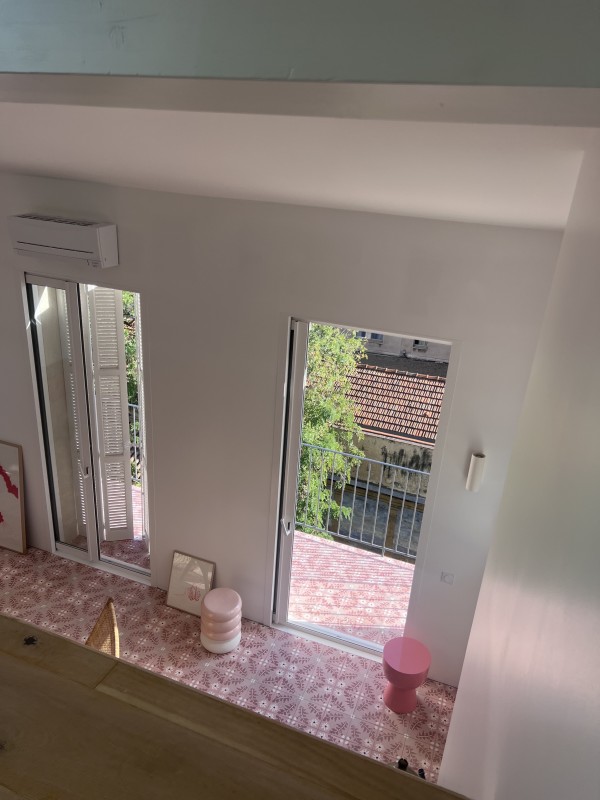 Rénovation d'un appartement à Marseille en dernier étage avec terrasse avec création d'un duplex dans le 6e