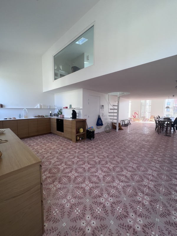 Rénovation d'un appartement à Marseille en dernier étage avec terrasse avec création d'un duplex dans le 6e