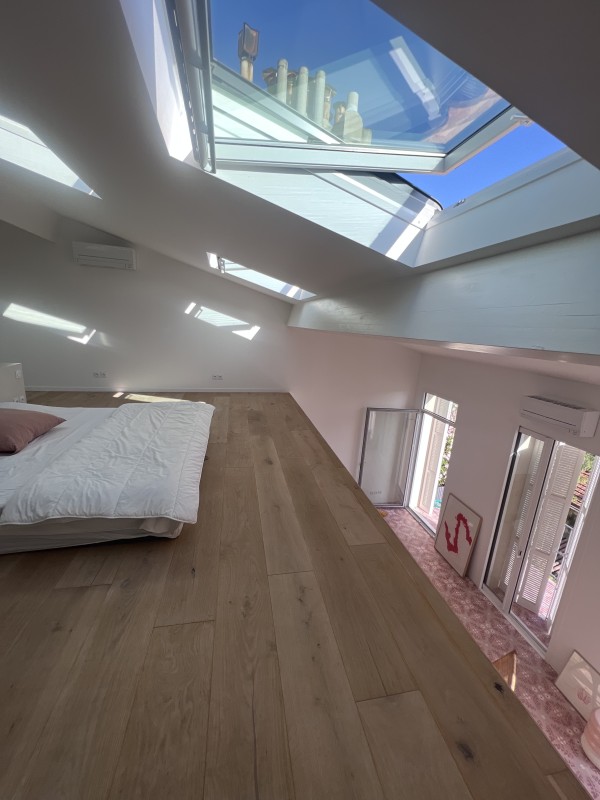 Rénovation d'un appartement à Marseille en dernier étage avec terrasse avec création d'un duplex dans le 6e